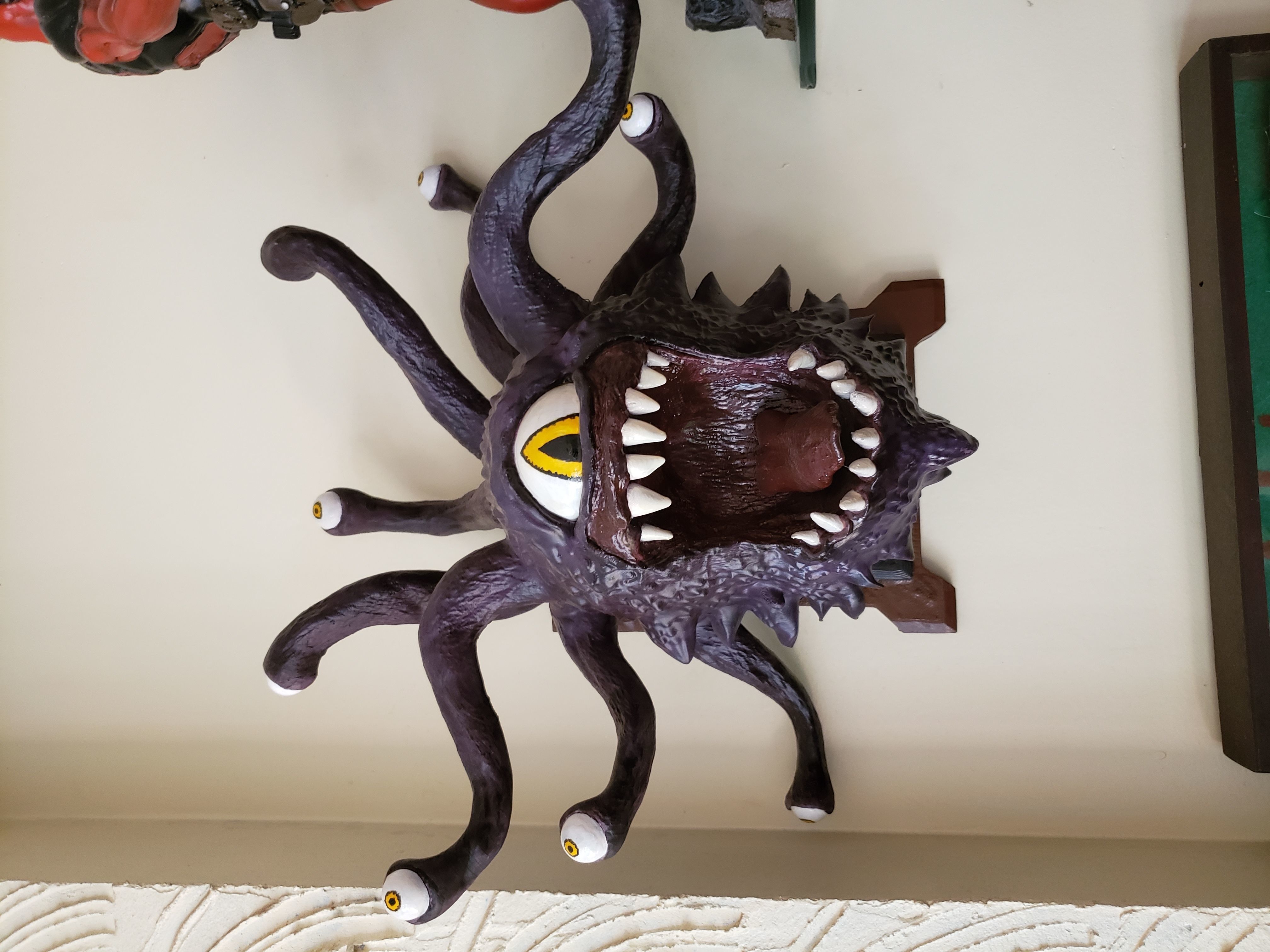 Beholder wall Trophy  3D print model_9