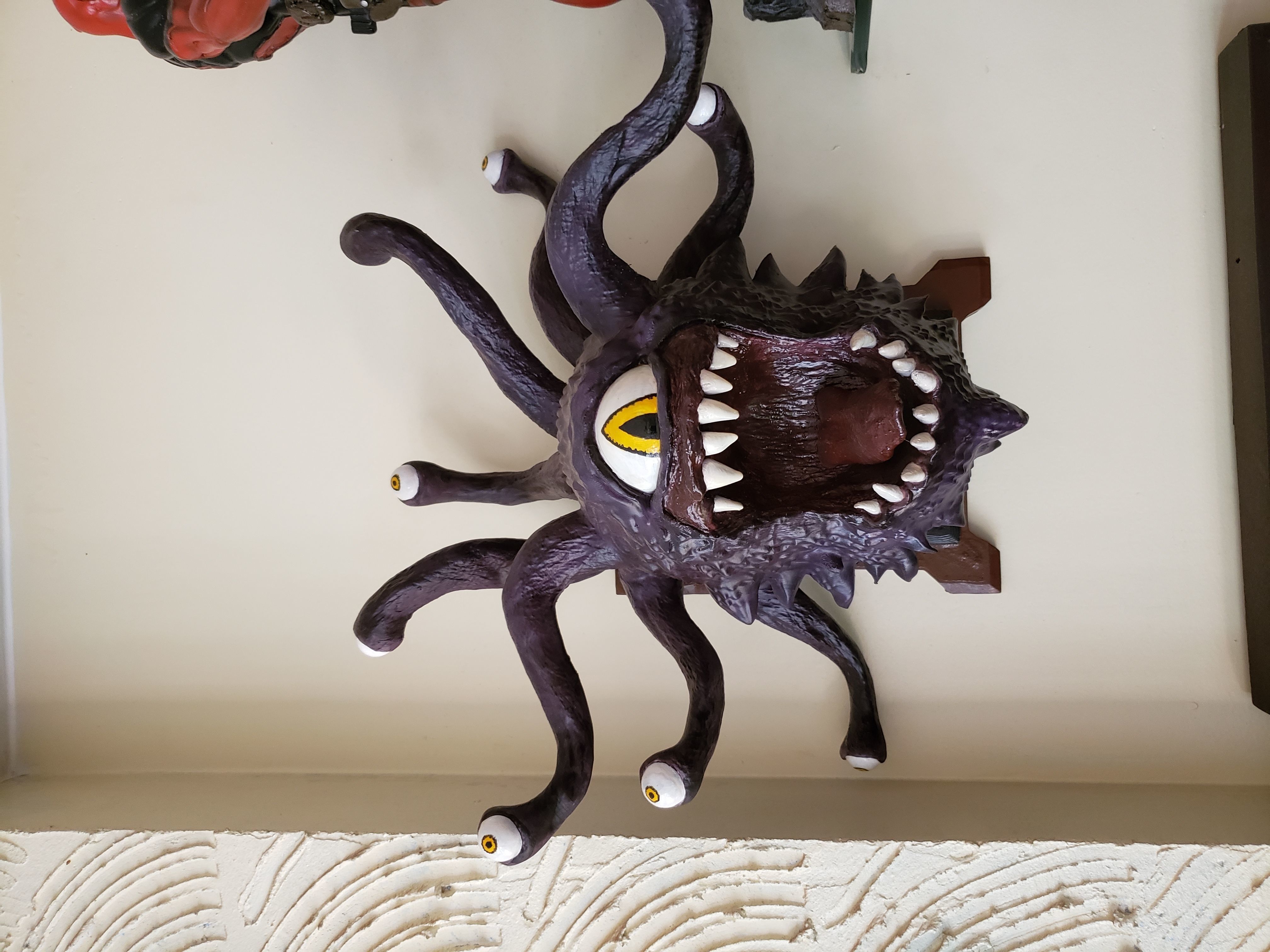 Beholder wall Trophy  3D print model_6