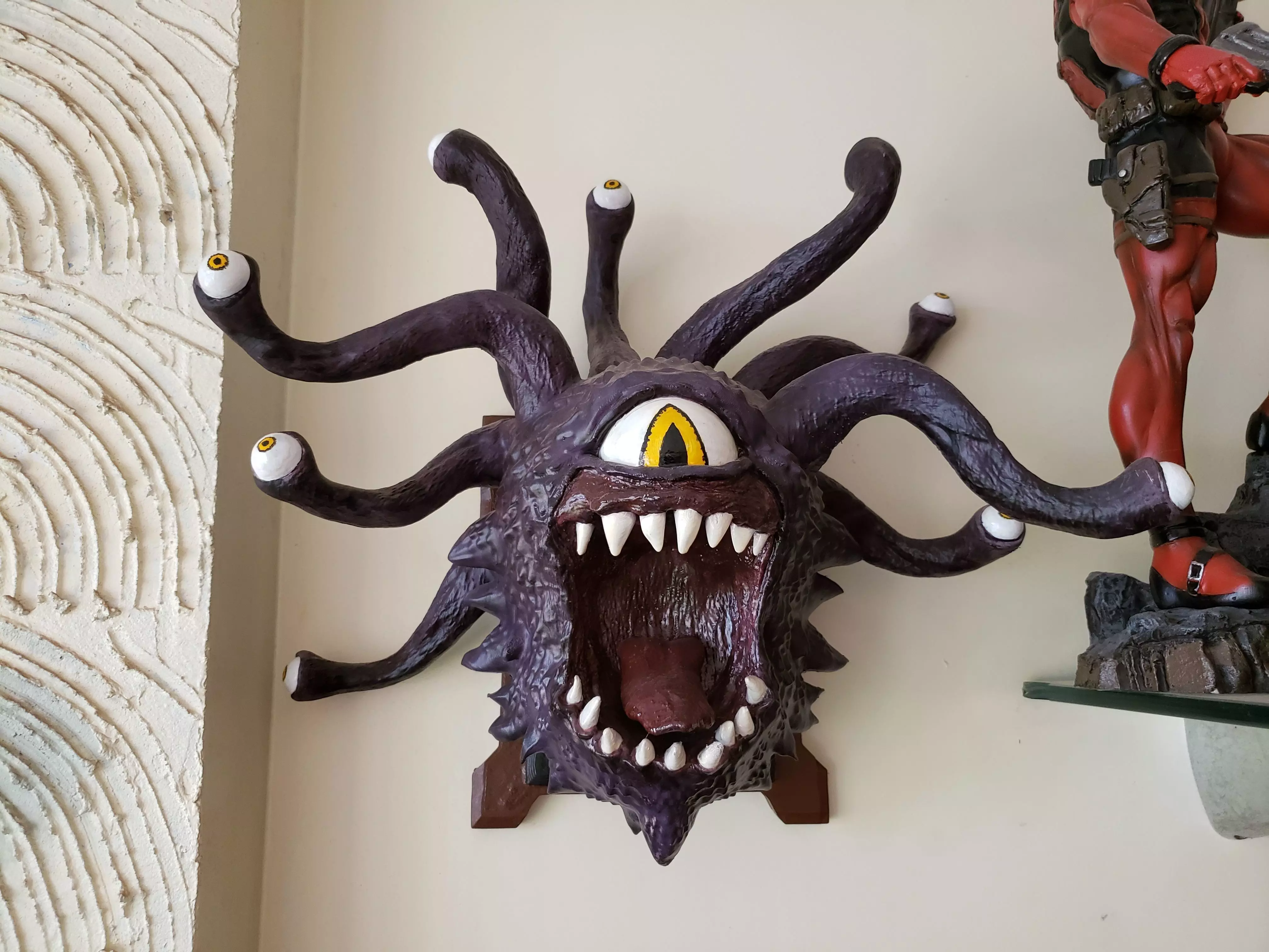 Beholder wall Trophy  3D print model_0