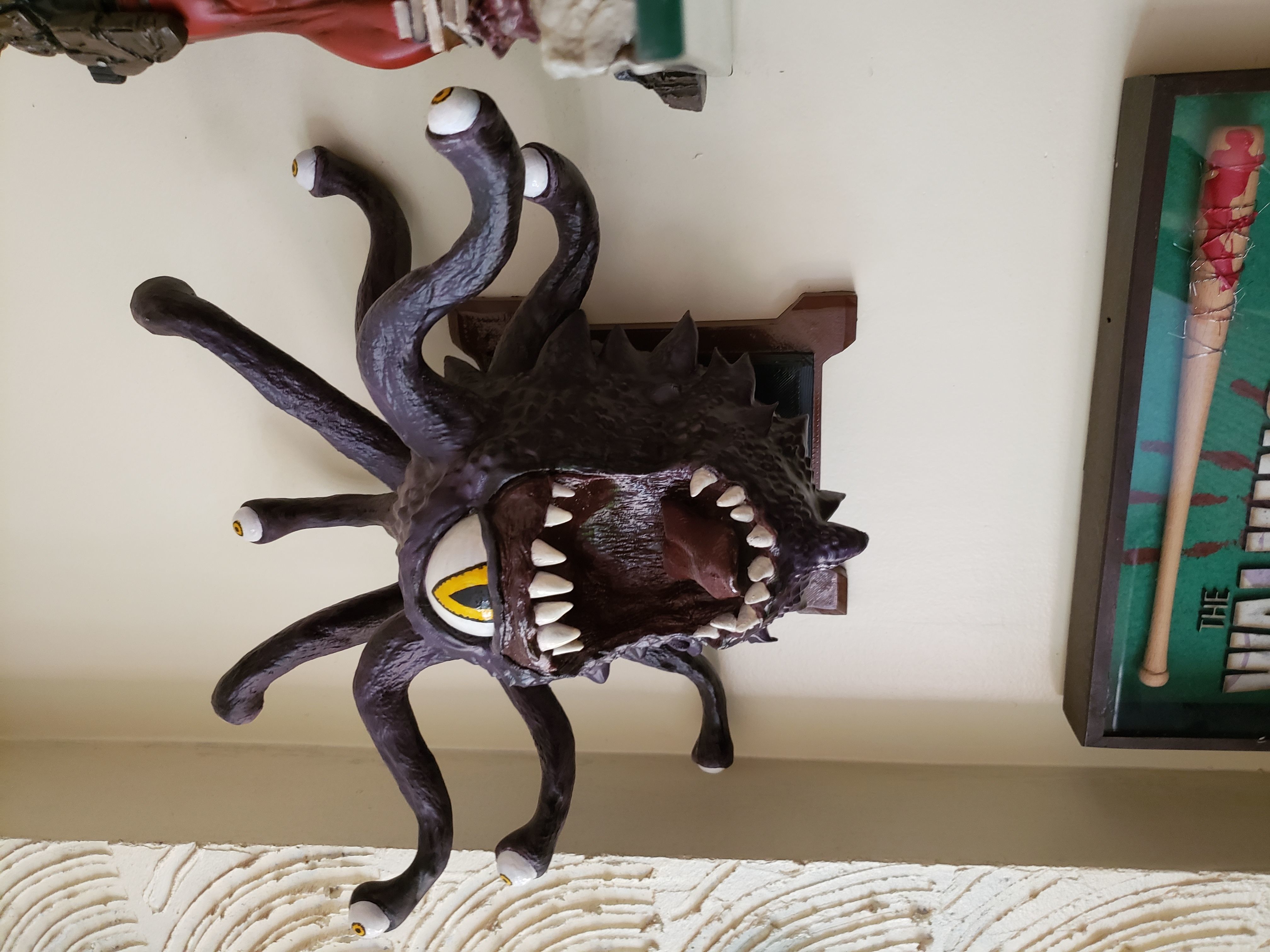Beholder wall Trophy  3D print model_8