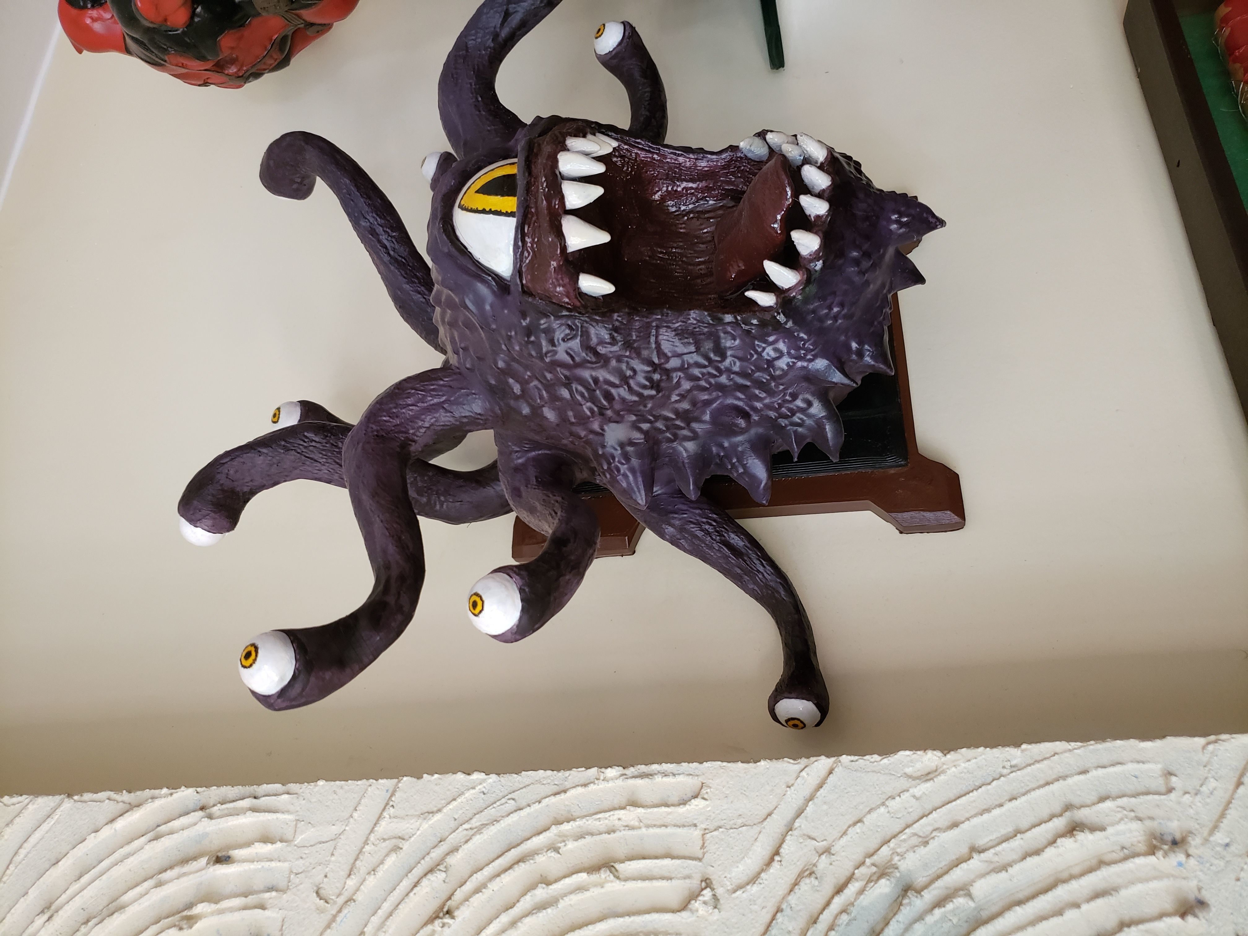 Beholder wall Trophy  3D print model_7