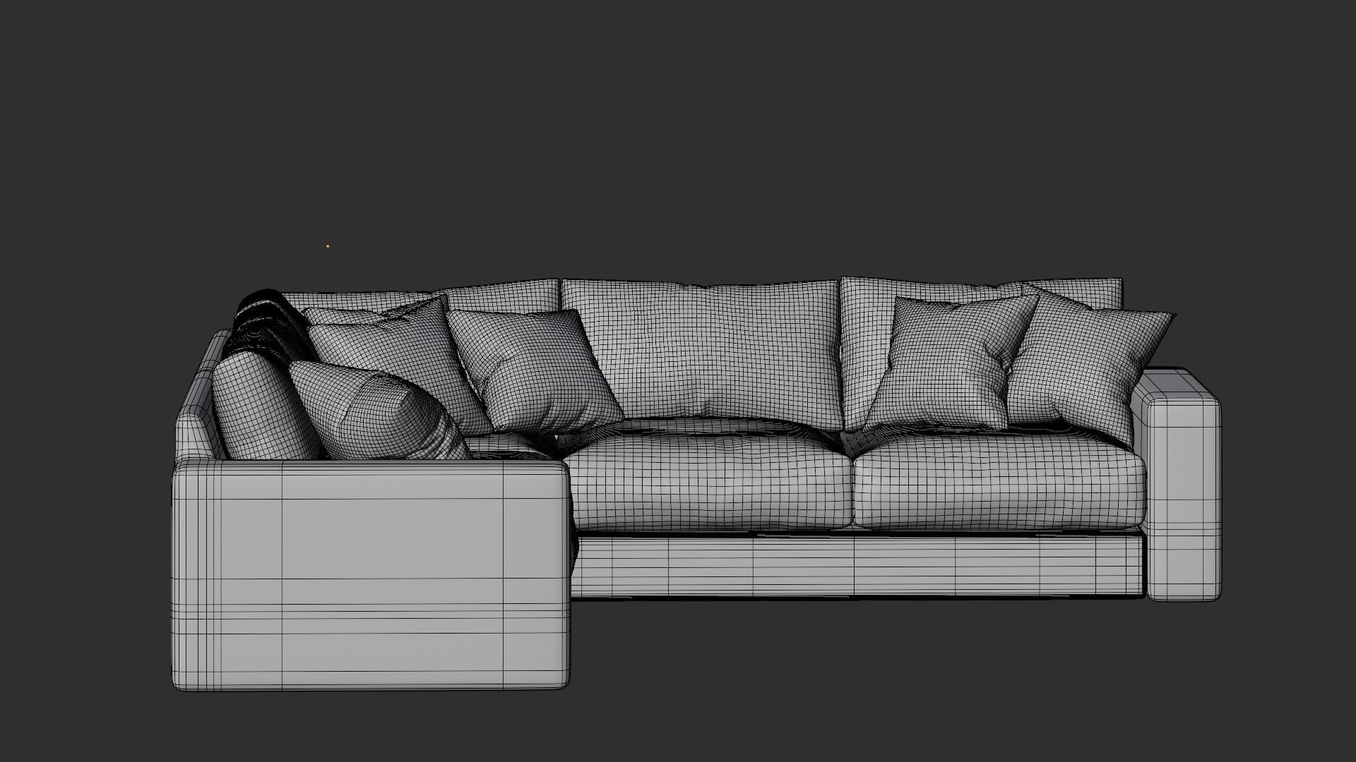 Corner sofa Free 3D model_5