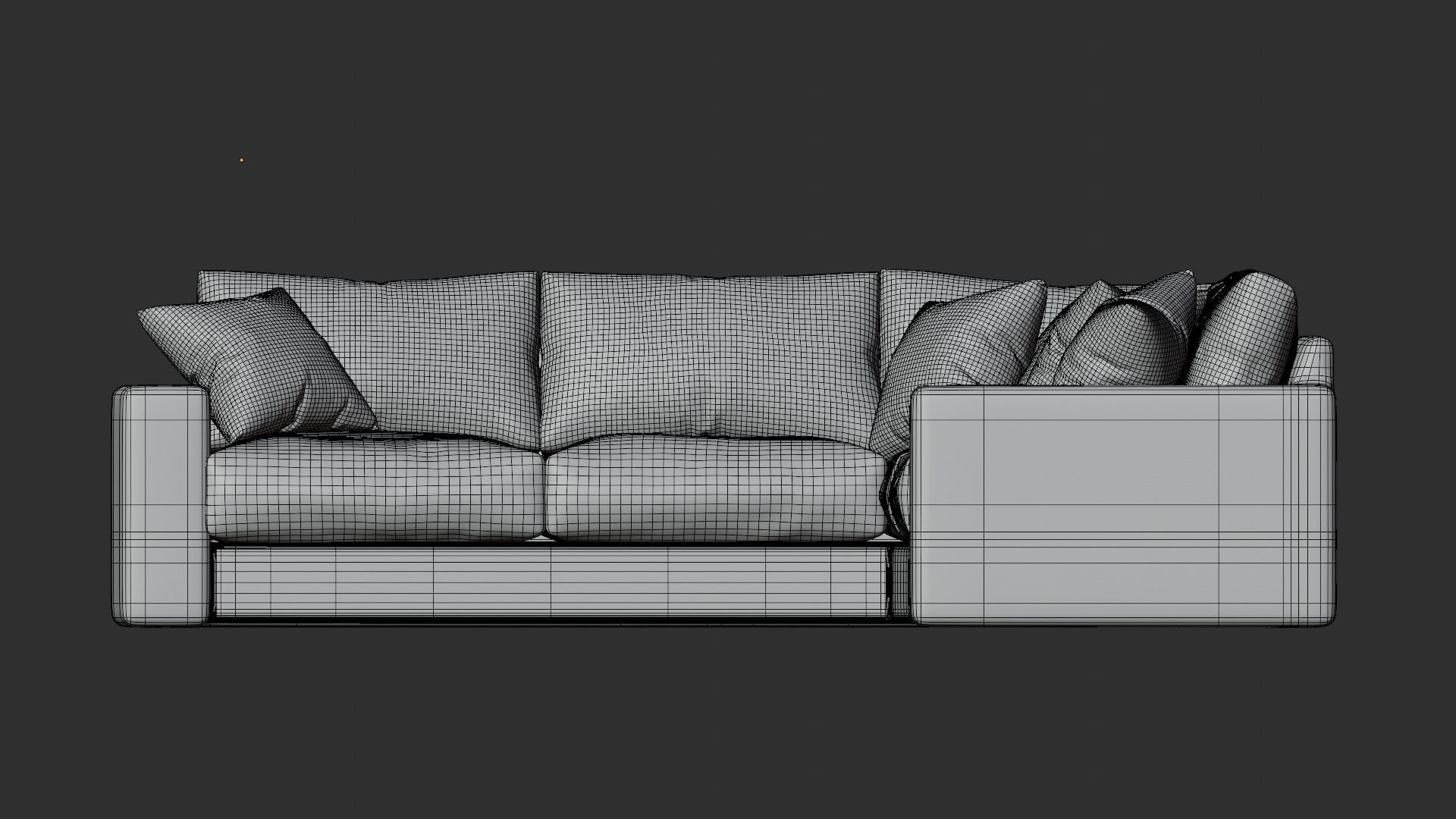Corner sofa Free 3D model_6