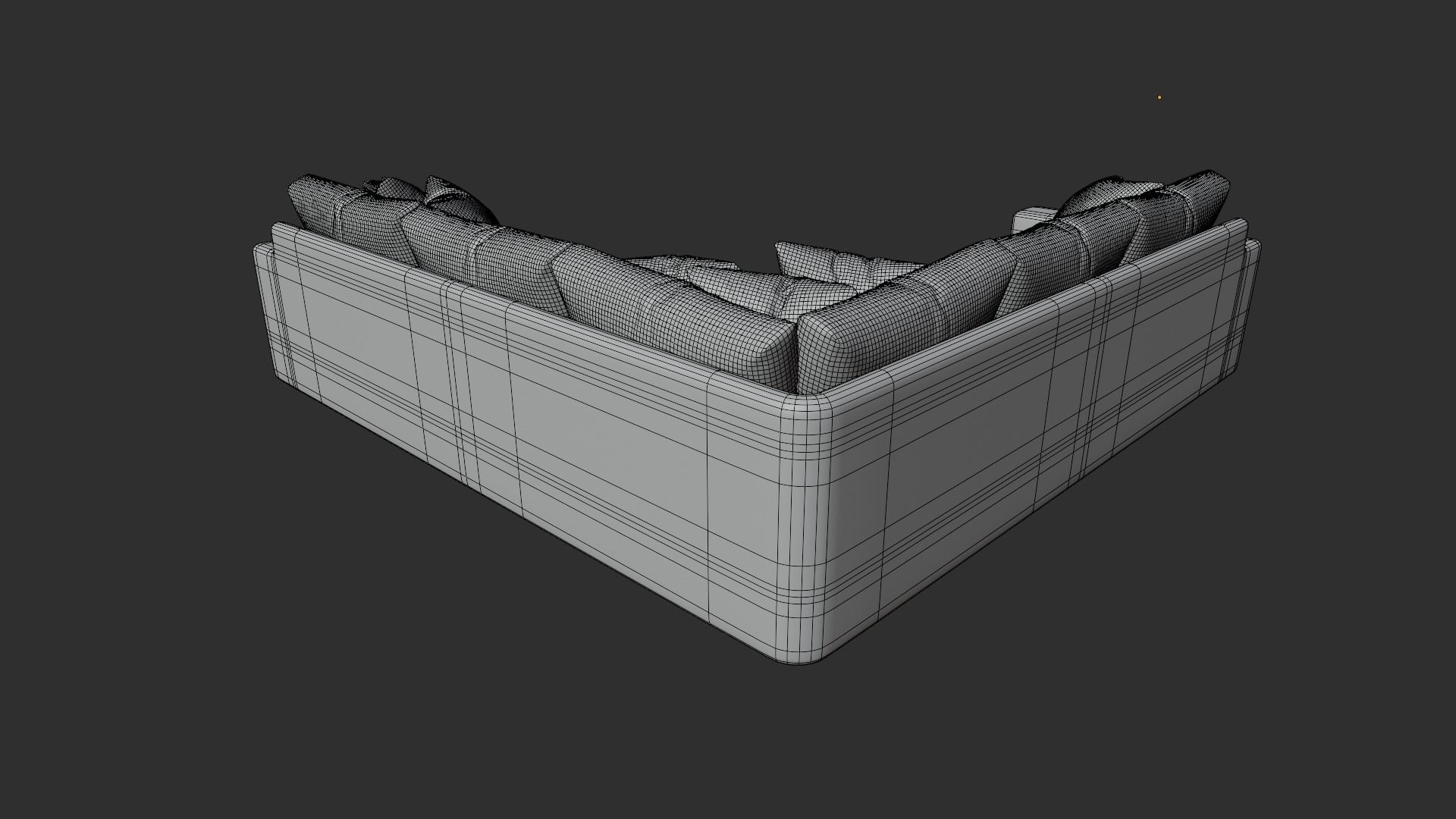 Corner sofa Free 3D model_4