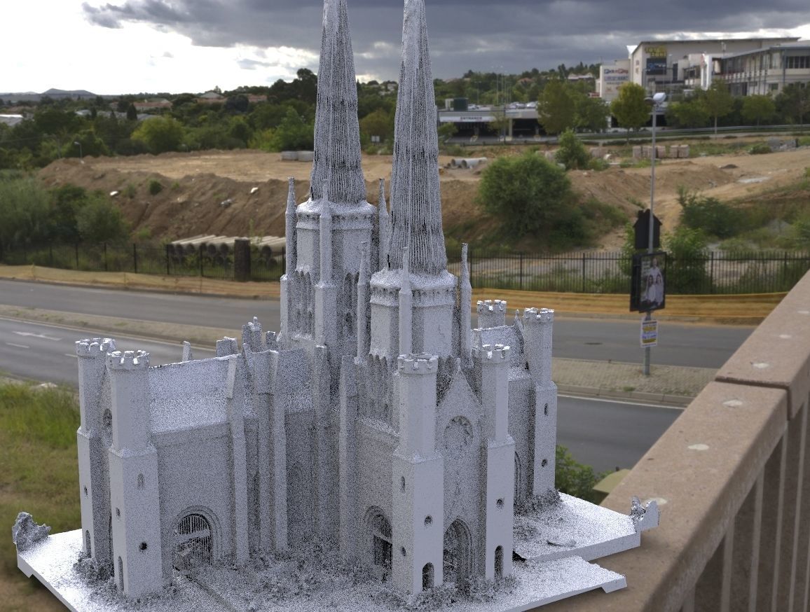 Victorian architecture 1 Cathedral  3D model_1