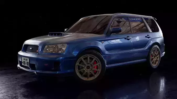 Subaru Forester STI SG5 3D model