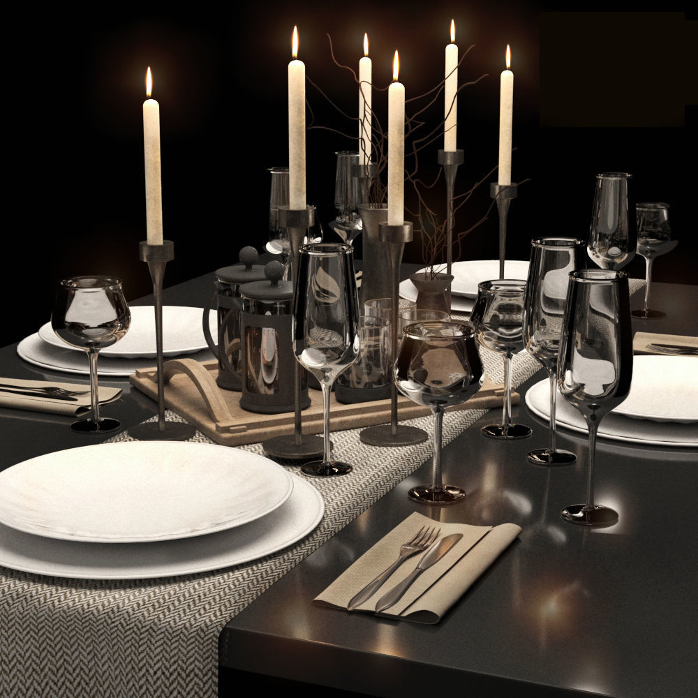 Table  setting  r1 3D model_1