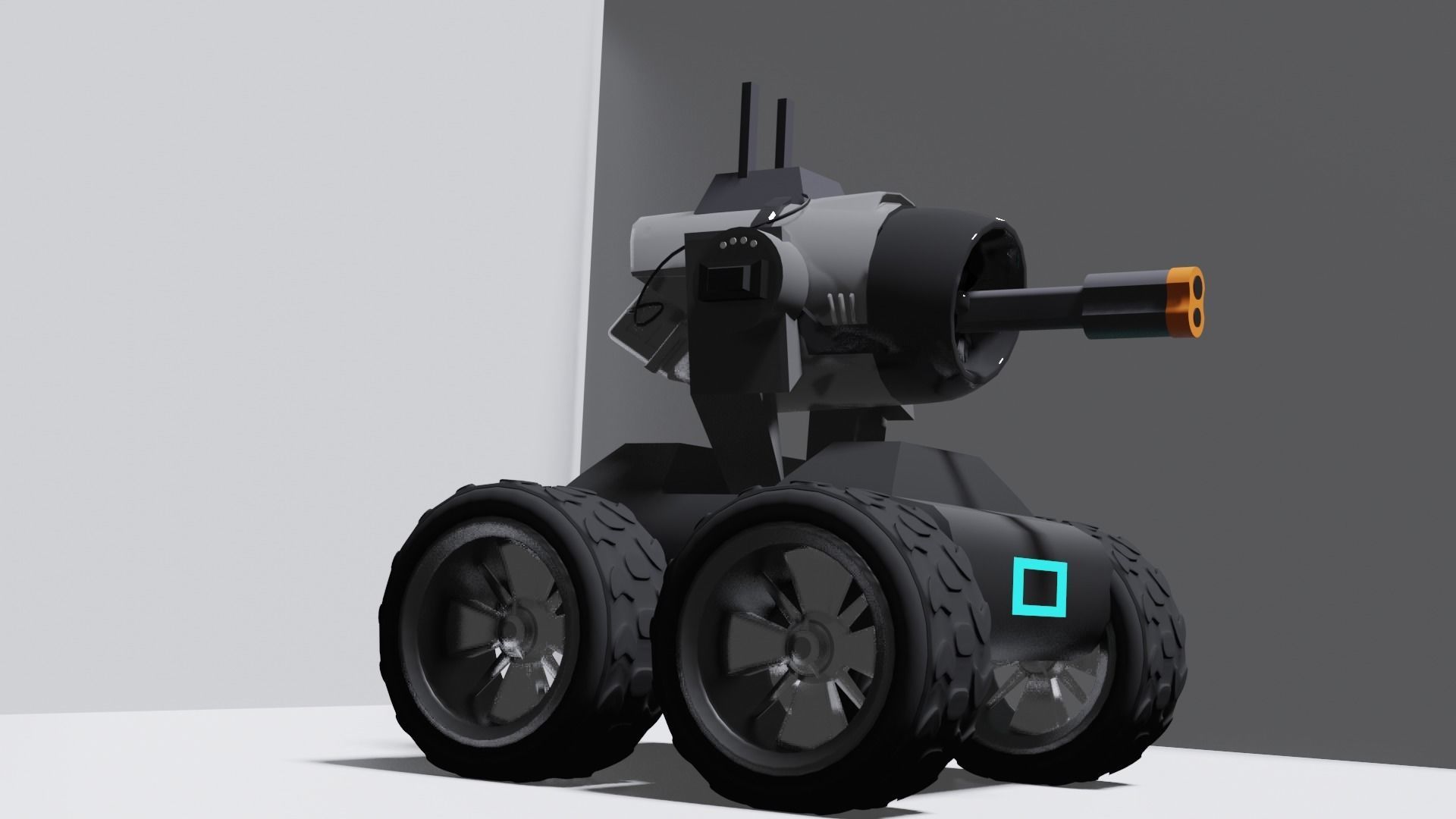 mecha mini 3D model_1