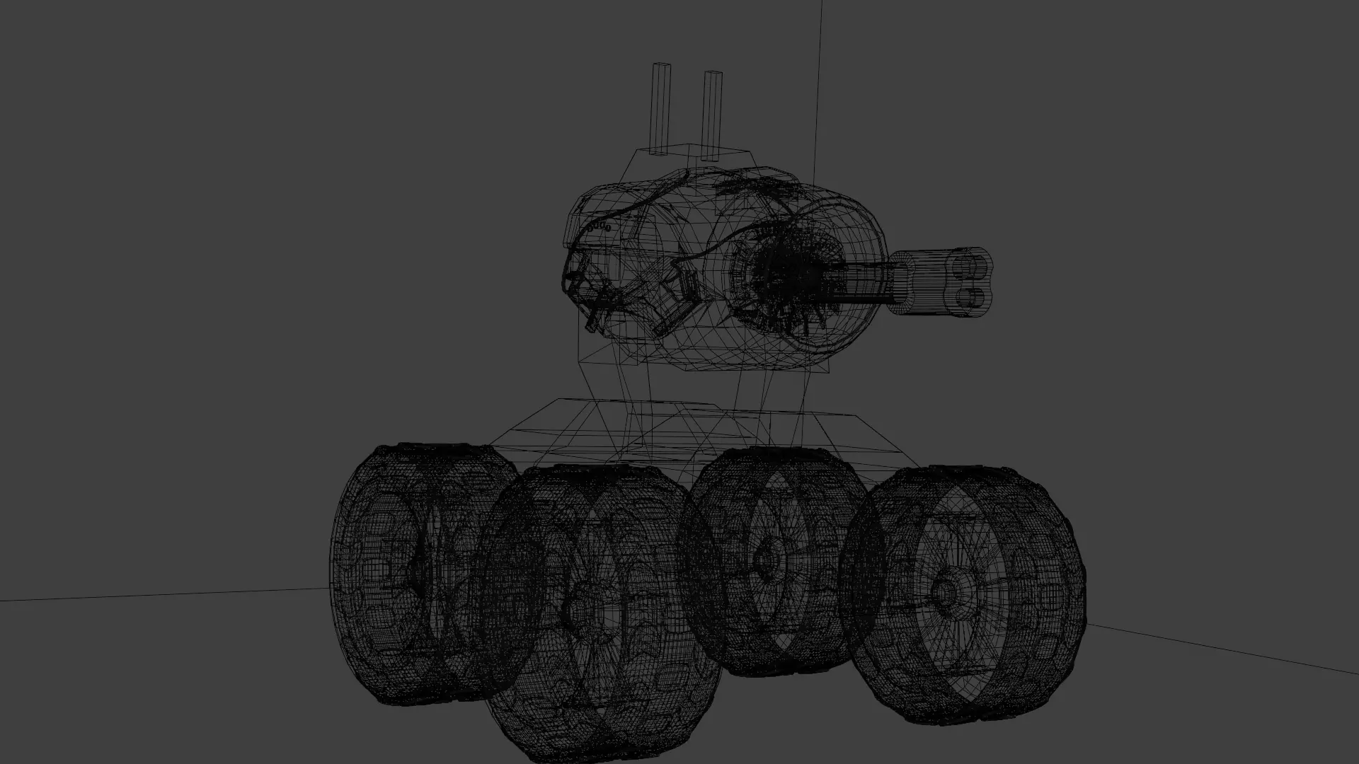 mecha mini 3D model_0