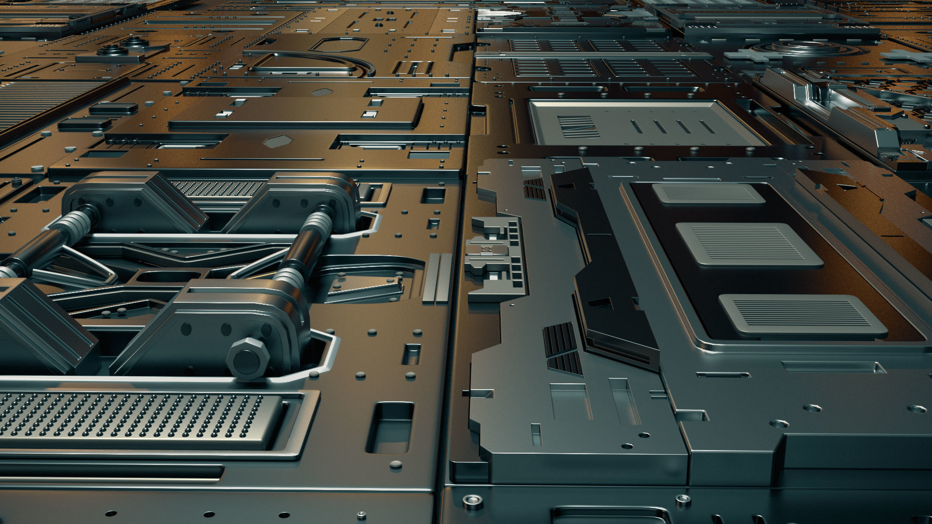 Sci-Fi Panels 3D model_3