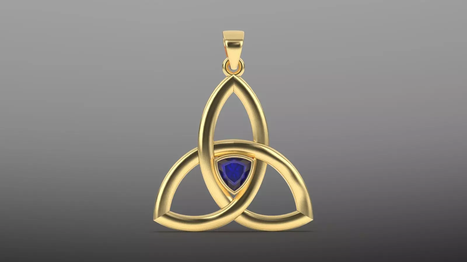 celtic pendant 2 3D print model_0