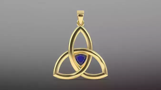 celtic pendant 2 3D print model celtic pendant 2 3D print model