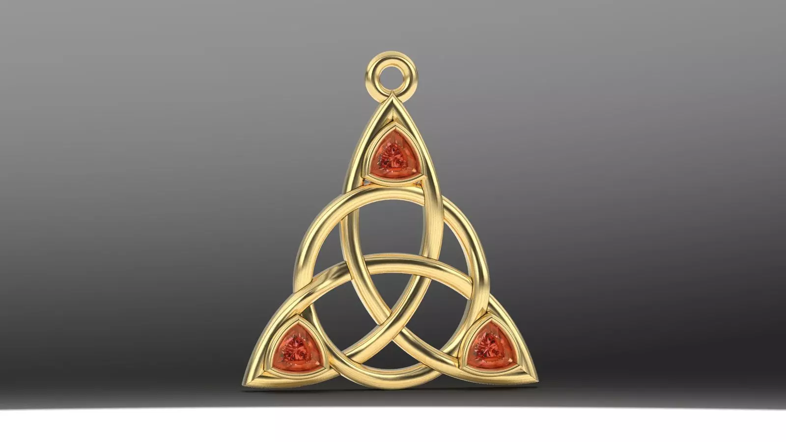 celtic pendant 3D print model_0