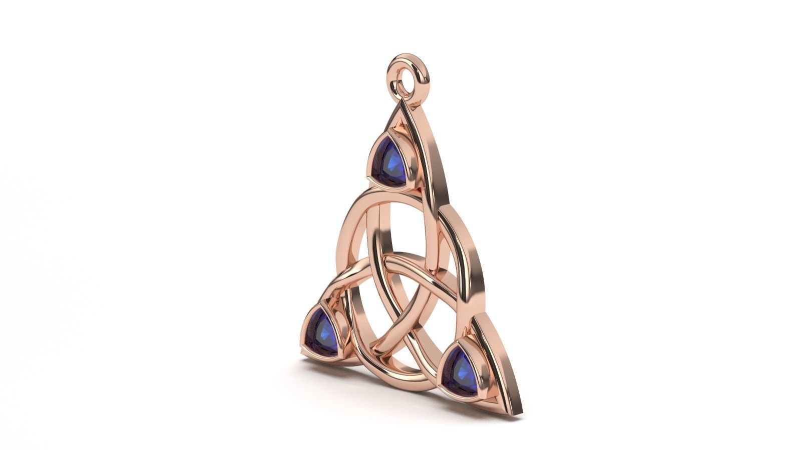 celtic pendant 3D print model_2