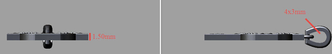 celtic cross pendant 3D print model_4