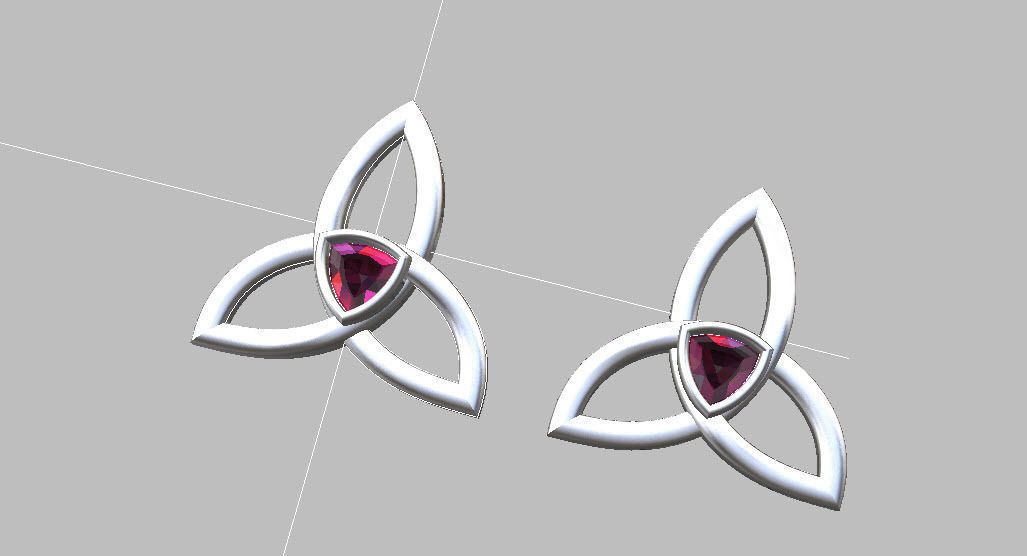 caltic stud 3D print model_8