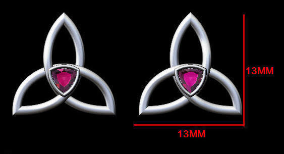 caltic stud 3D print model_6