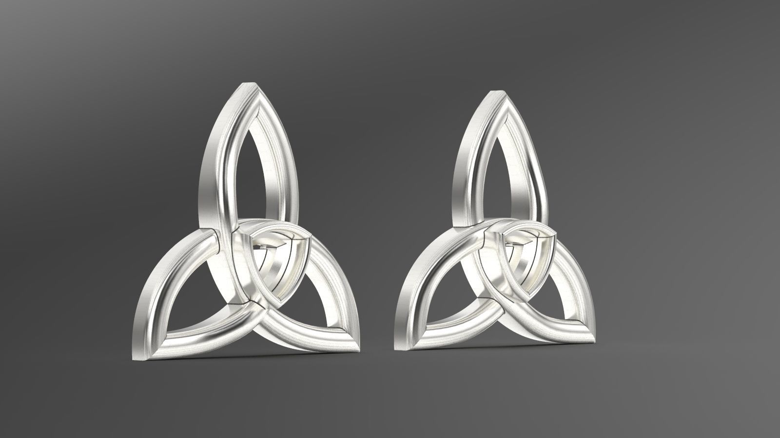 caltic stud 3D print model_11