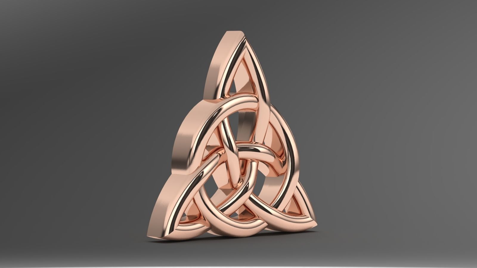 caltic pendant 3D print model_2