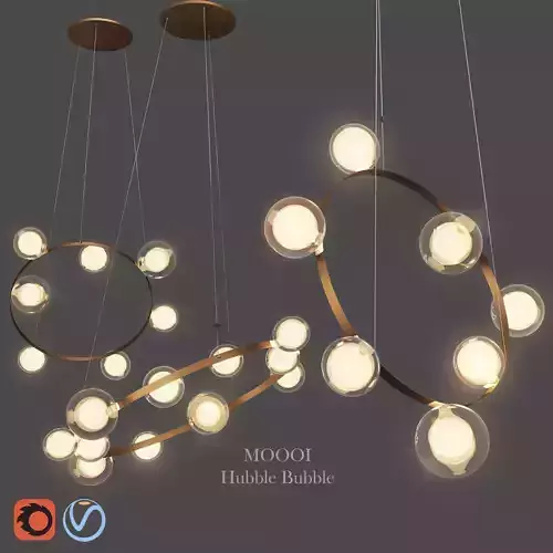 Moooi Hubble Bubble lights-N2 3D model