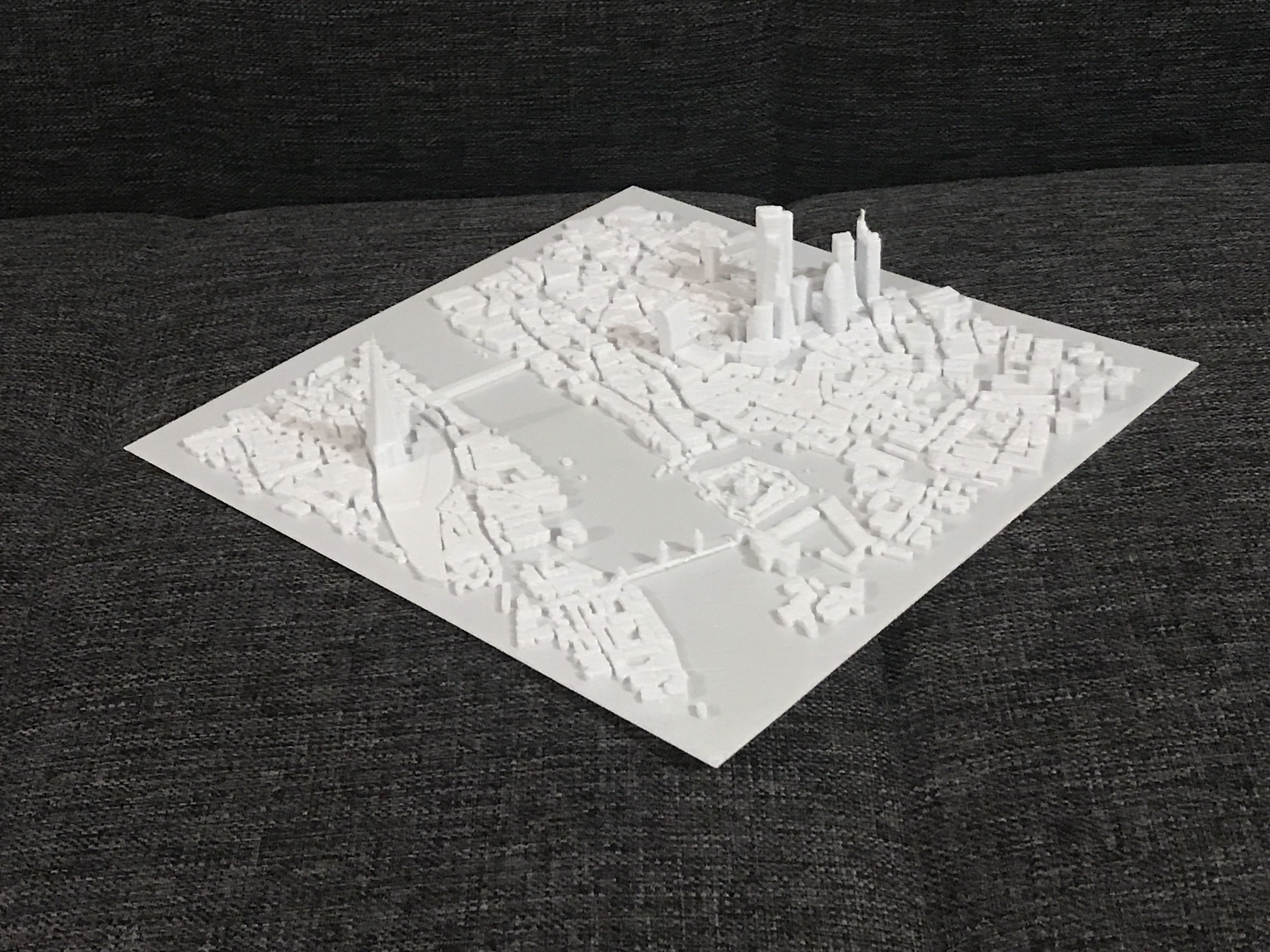 LONDON CITY - Miniature 3D Map 3D print model_7
