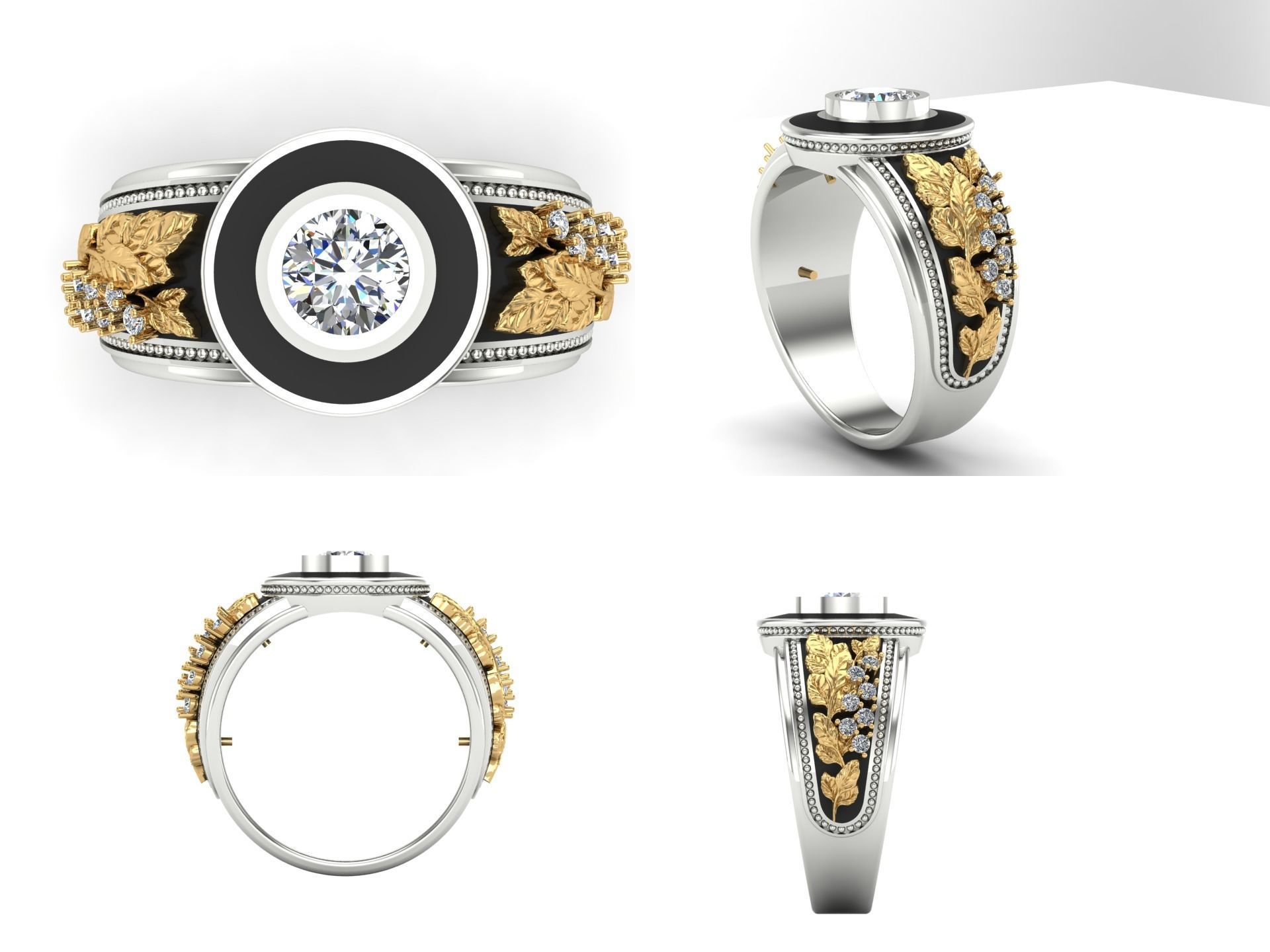 Ring od 208 3D print model_5