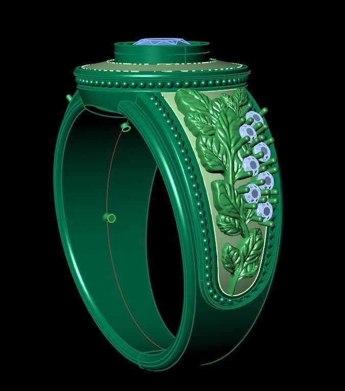 Ring od 208 3D print model_10