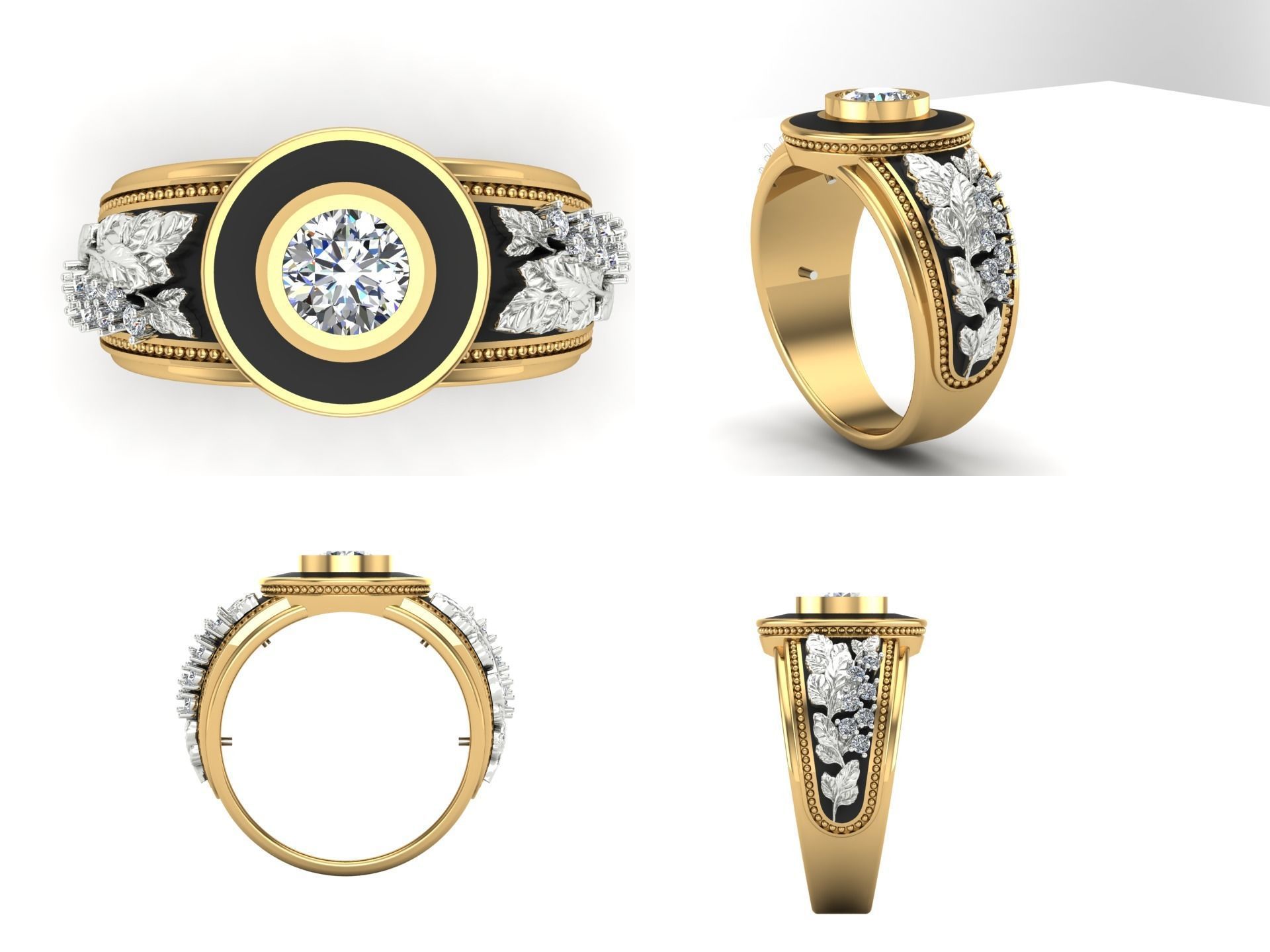 Ring od 208 3D print model_3