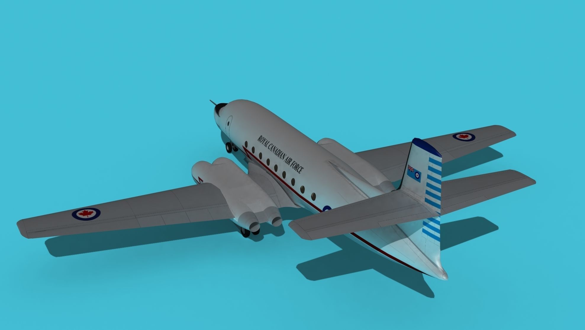 Avro Canada C-102 Jetliner V02 3D model_7