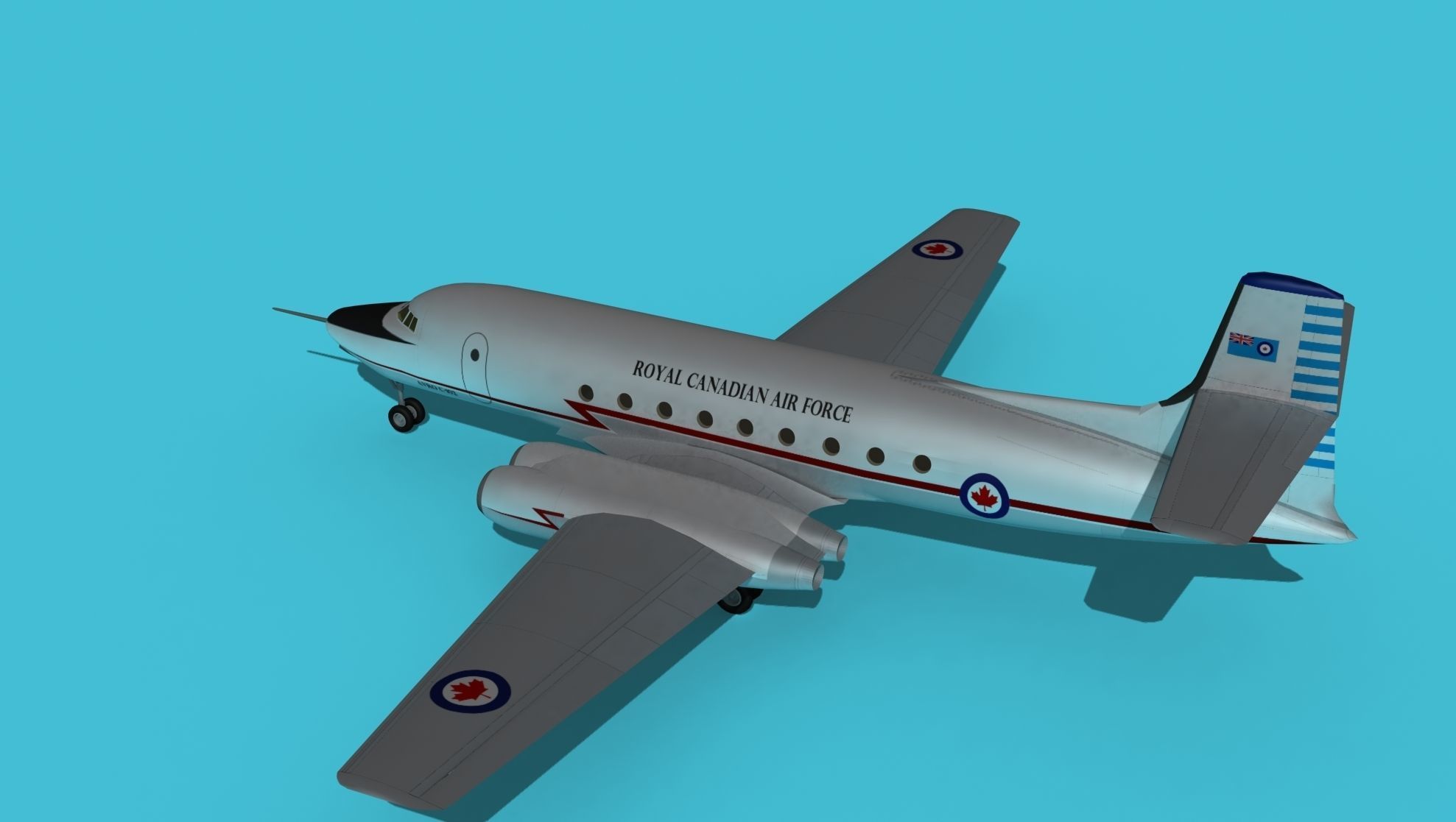 Avro Canada C-102 Jetliner V02 3D model_8