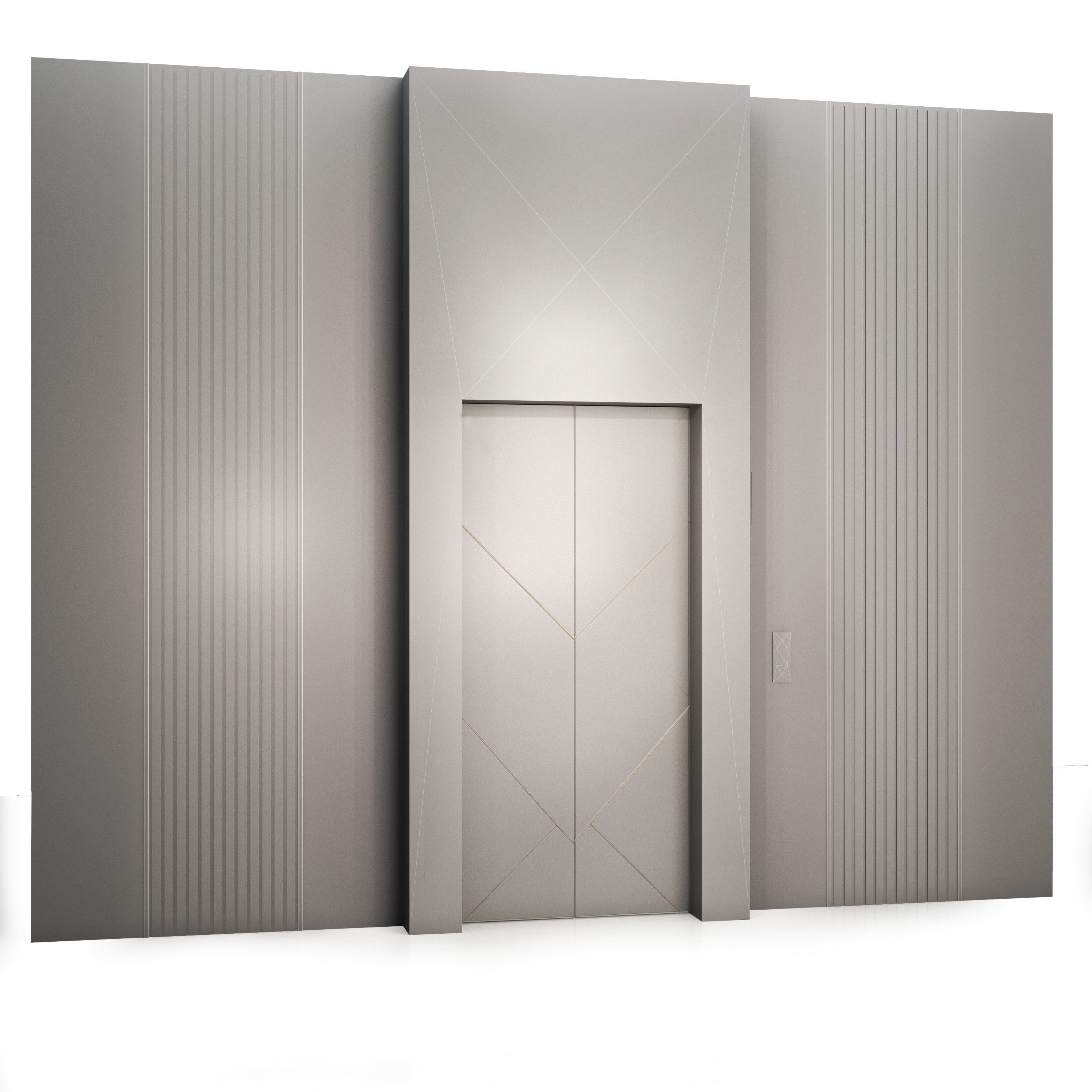 Modern Elevator BS 3D model_1