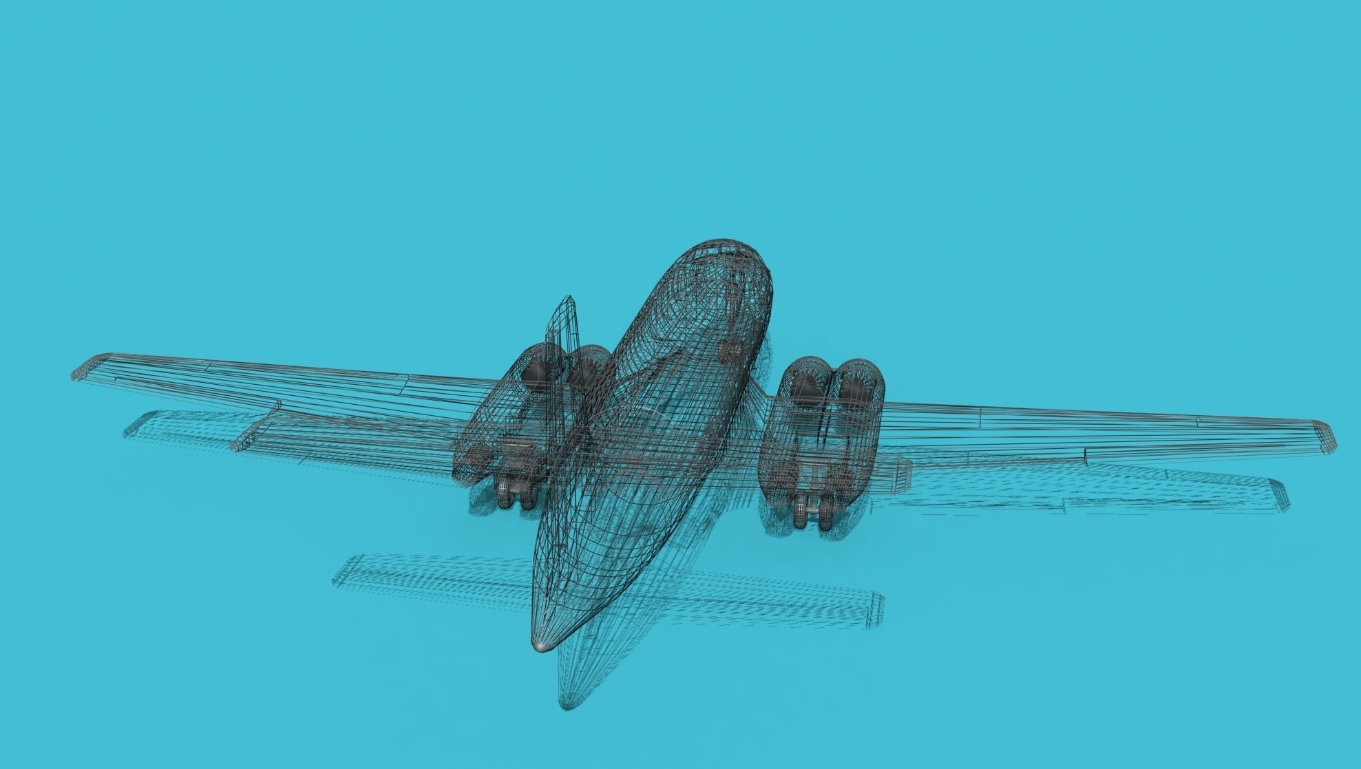 AVRO Canada C-102 Jetliner V03 3D model_14