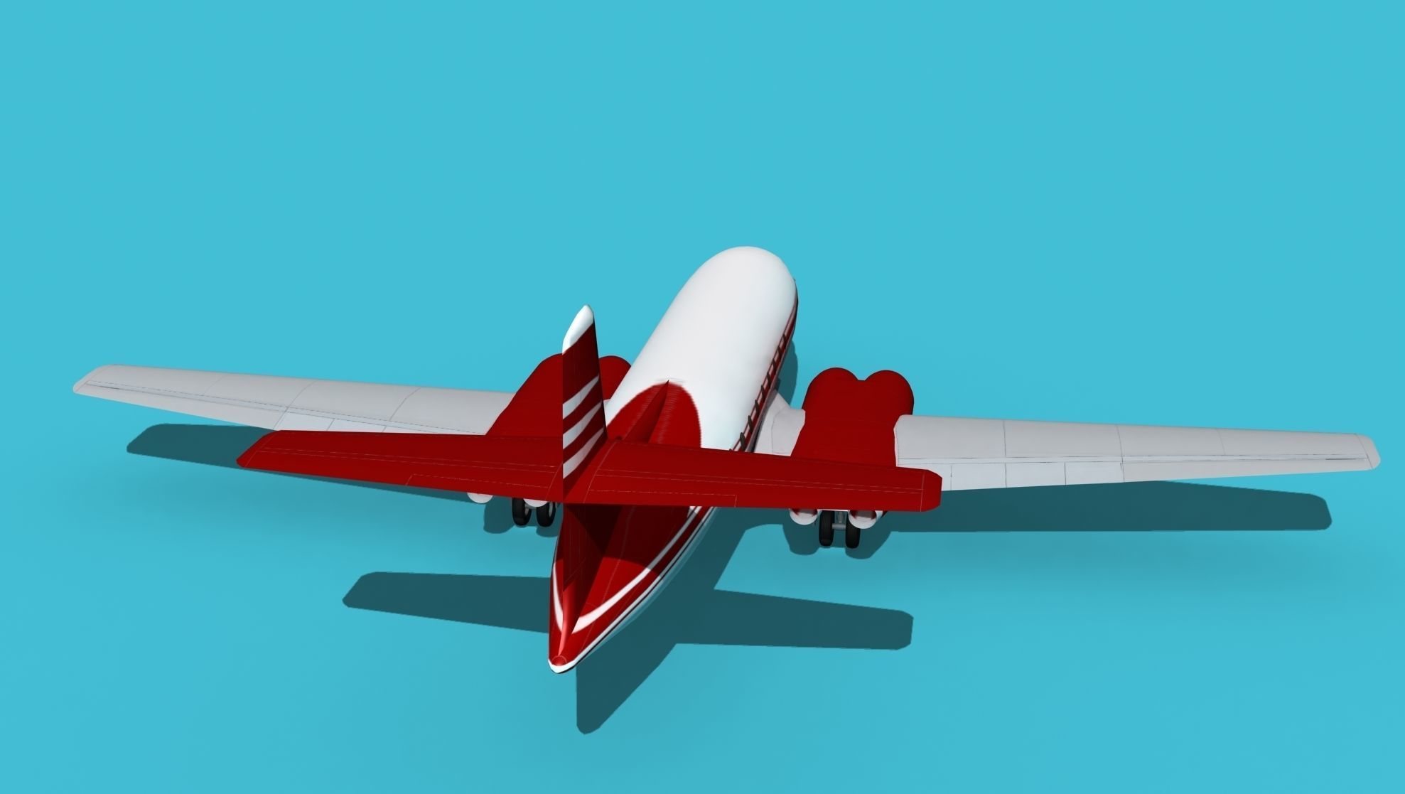 AVRO Canada C-102 Jetliner V03 3D model_6