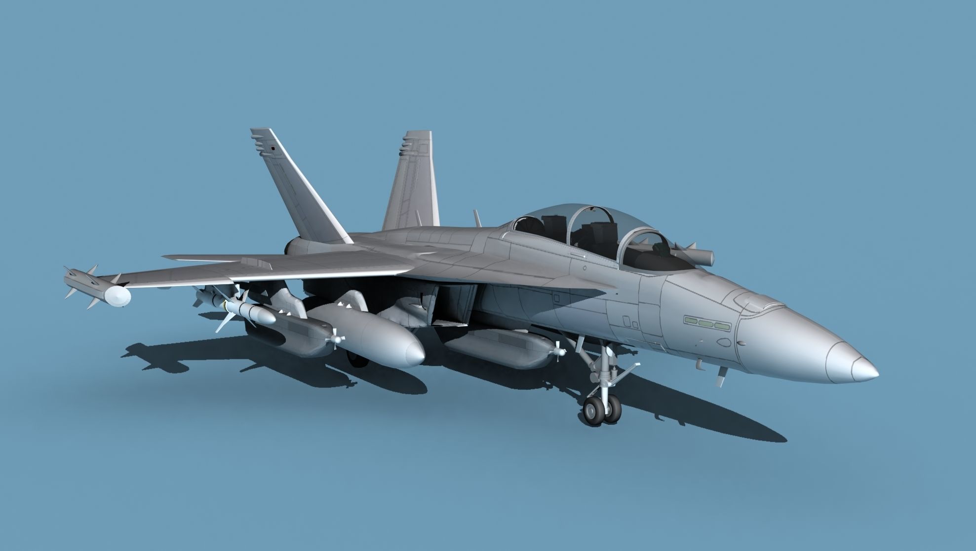 Boeing EA-18G Growler V00 3D model_2