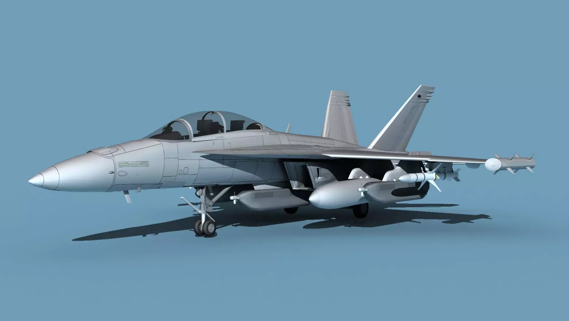 Boeing EA-18G Growler V00 3D model_0