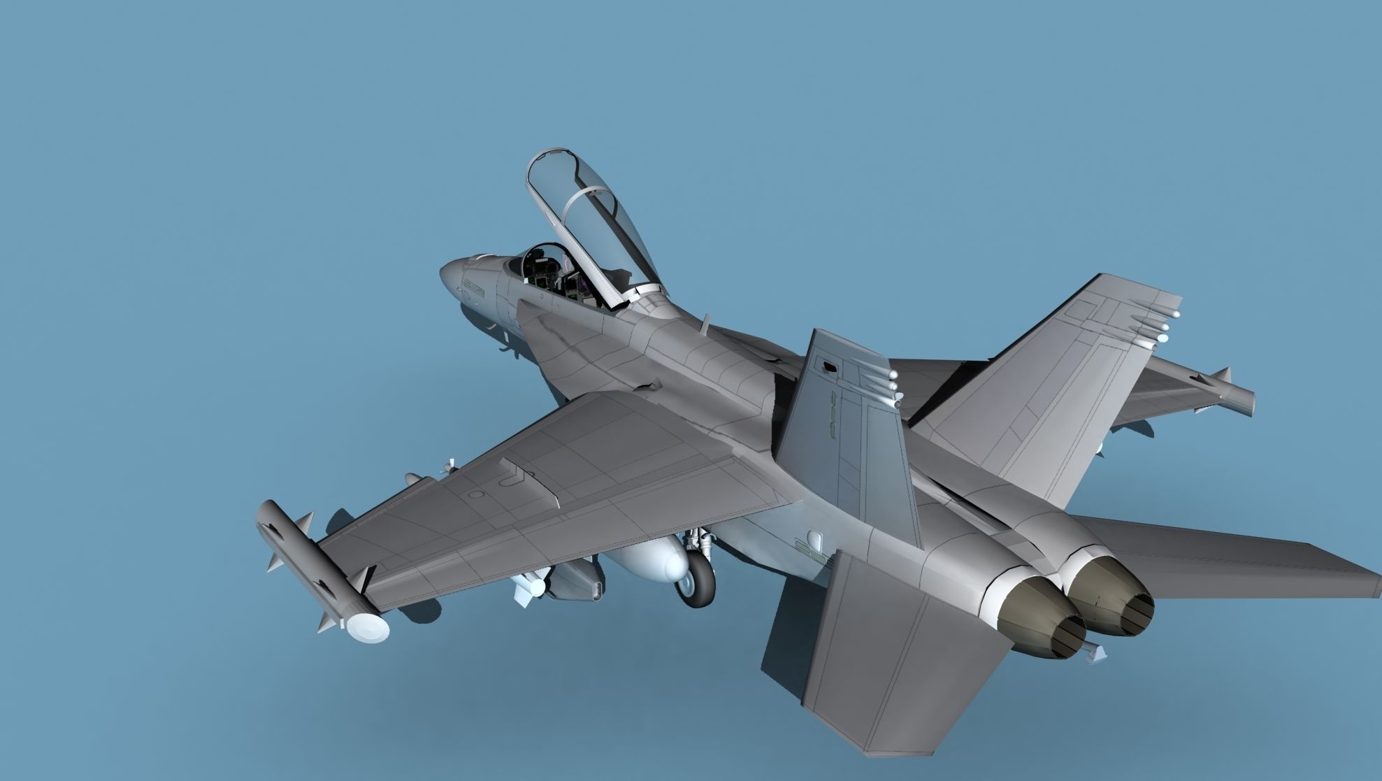 Boeing EA-18G Growler V00 3D model_7