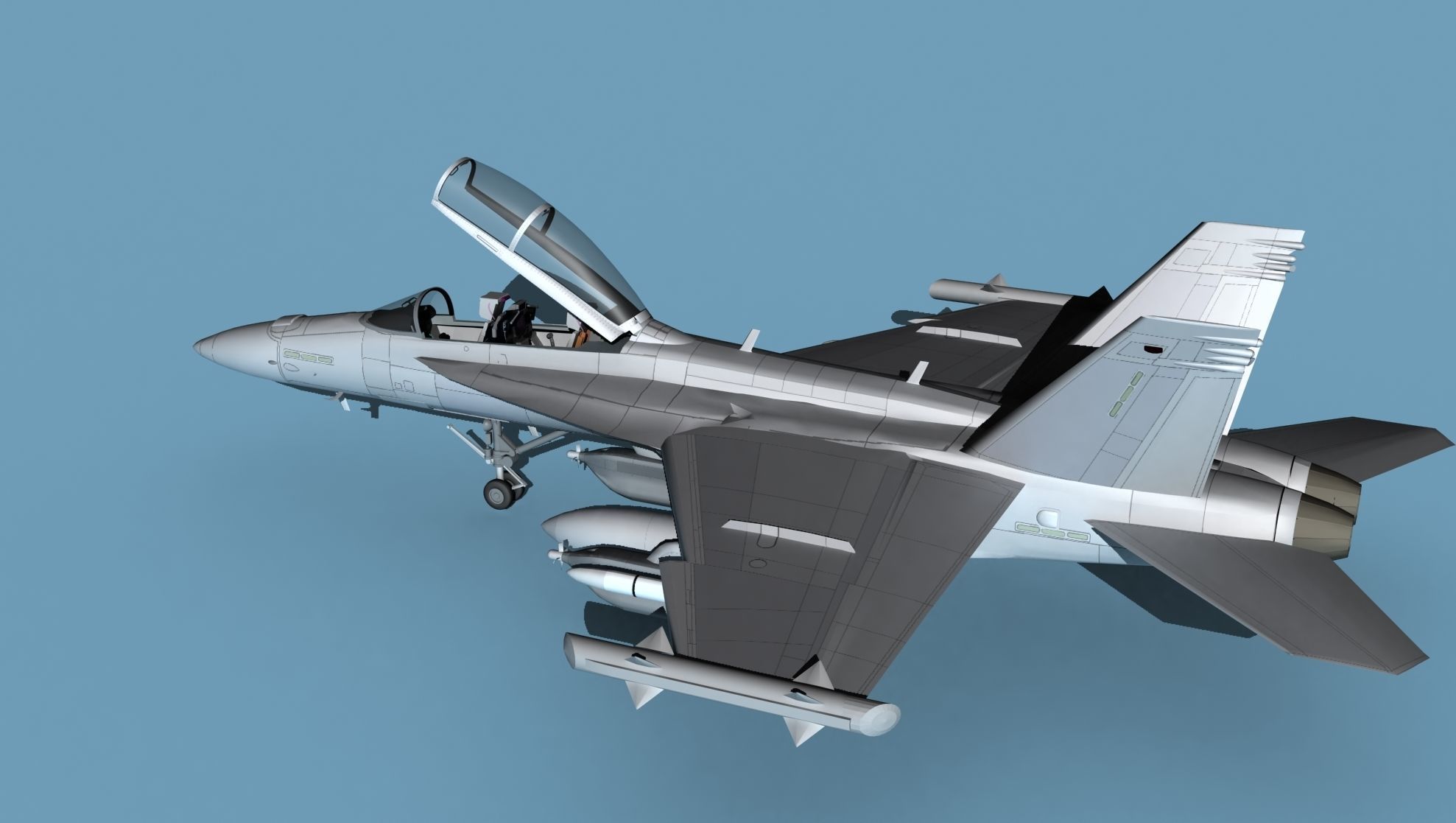 Boeing EA-18G Growler V00 3D model_8