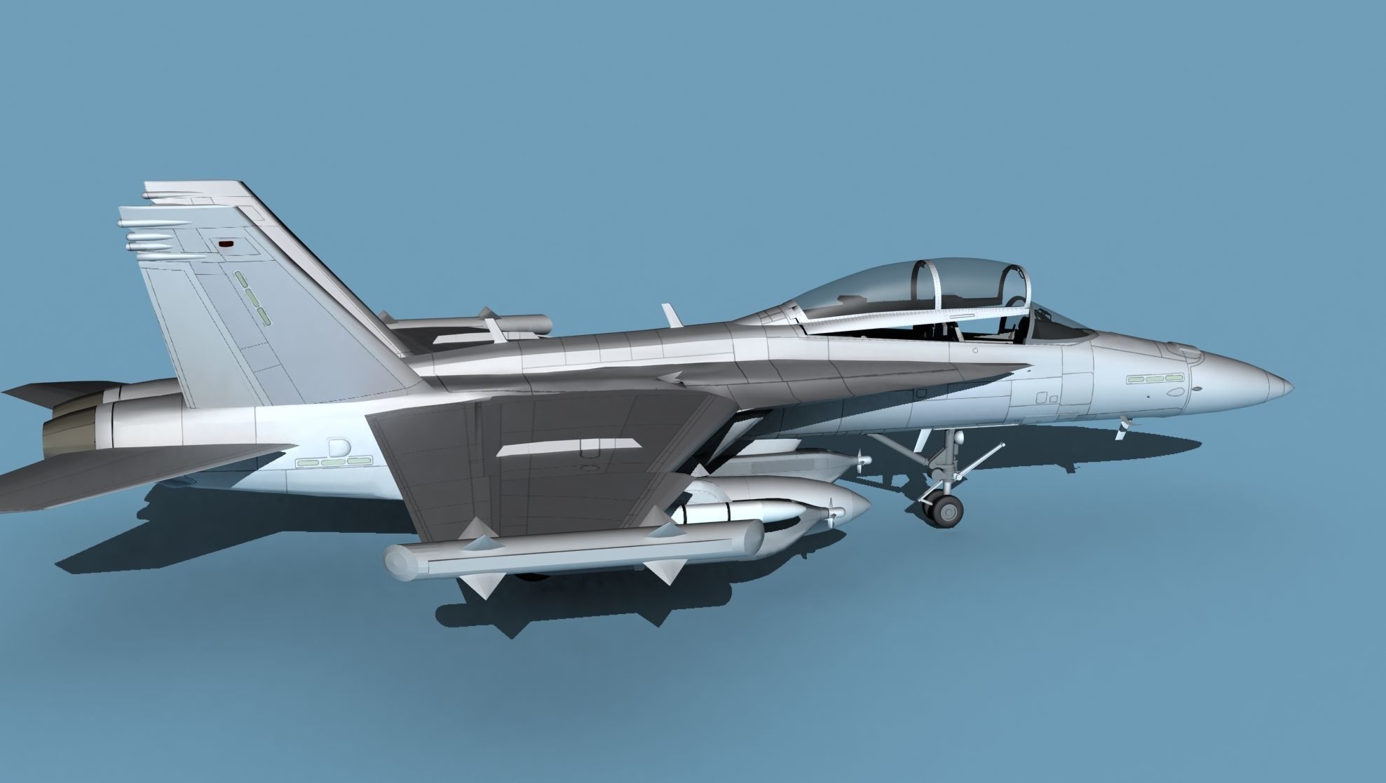 Boeing EA-18G Growler V00 3D model_4
