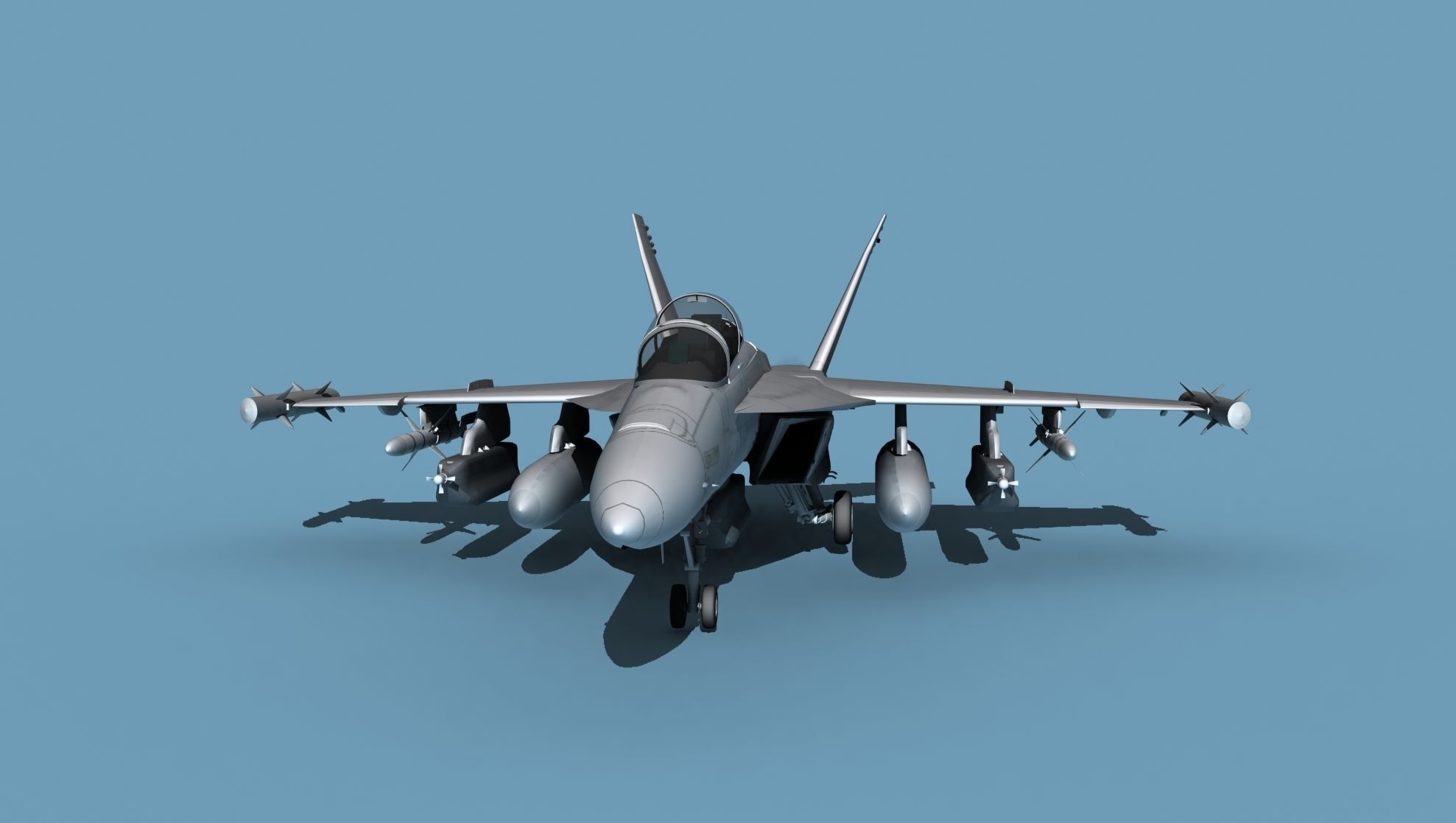 Boeing EA-18G Growler V00 3D model_1