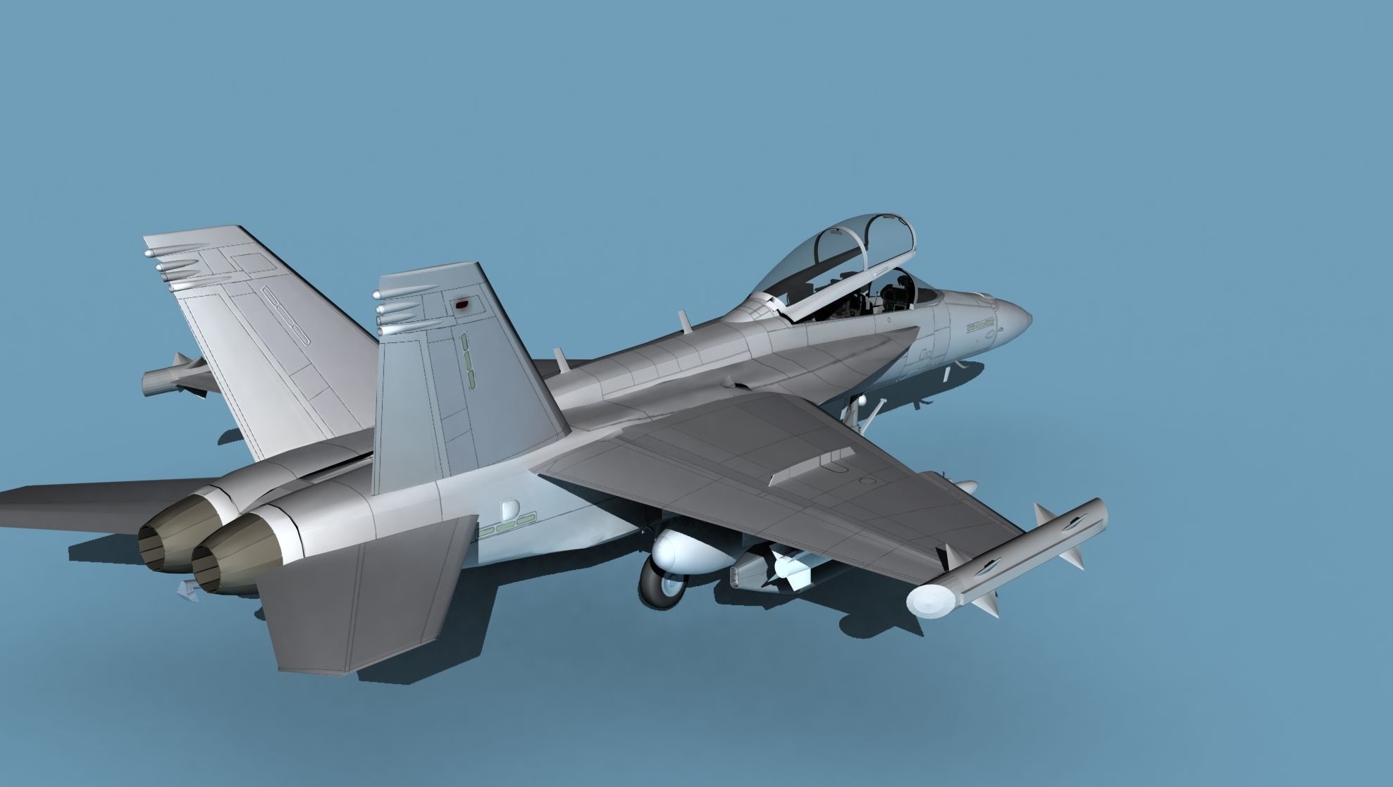 Boeing EA-18G Growler V00 3D model_5