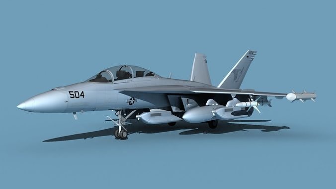 Boeing EA-18G Growler V01 3D model