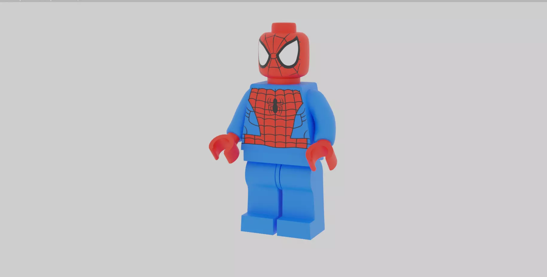 LEGO Spider Man 3D Model Low-poly 3D model_0