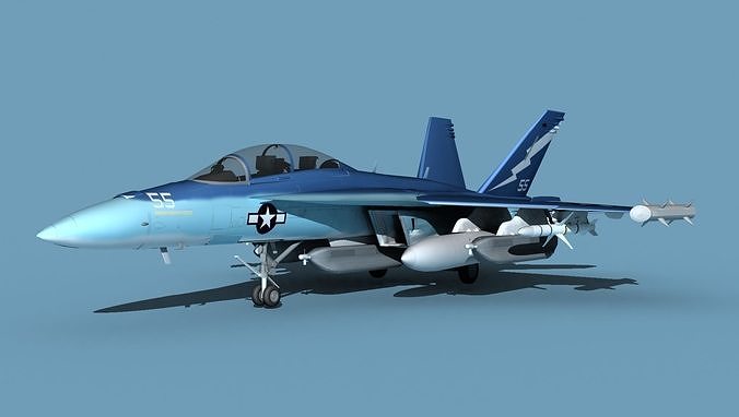 Boeing EA-18G Growler V02 3D model