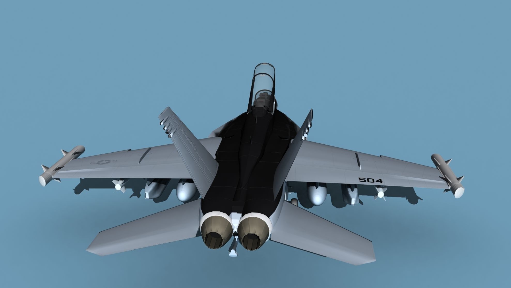 Boeing EA-18G Growler V03 3D model_6
