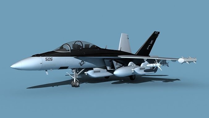 Boeing EA-18G Growler V03 3D model