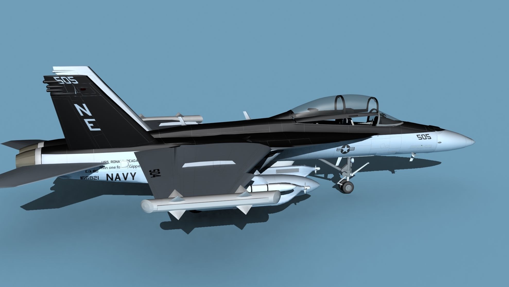 Boeing EA-18G Growler V03 3D model_4