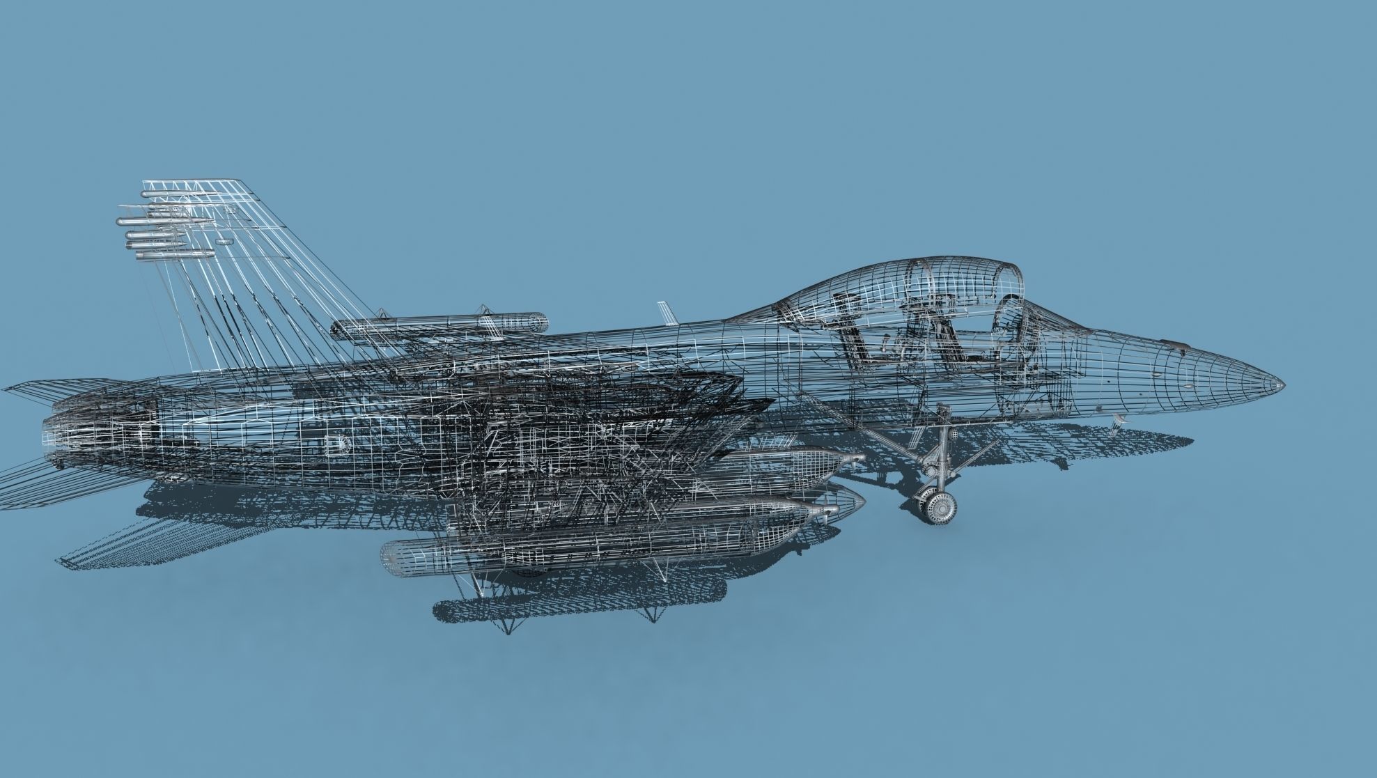 Boeing EA-18G Growler V03 3D model_14