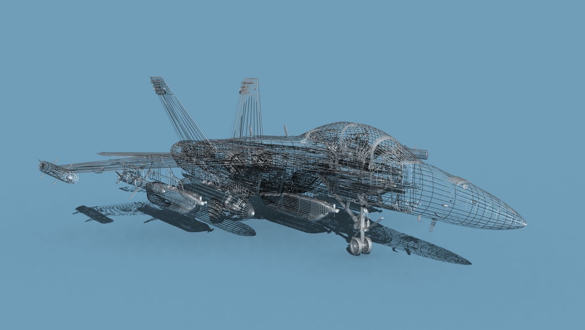 Boeing EA-18G Growler V03 3D model_13