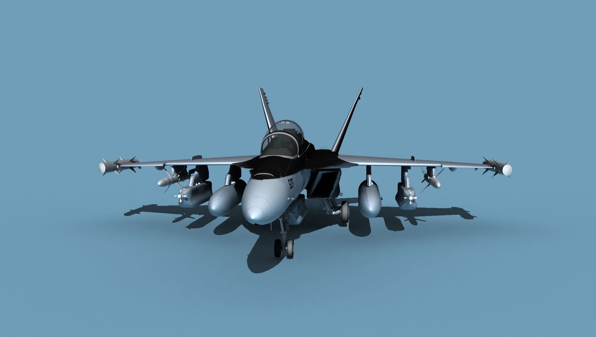 Boeing EA-18G Growler V03 3D model_1
