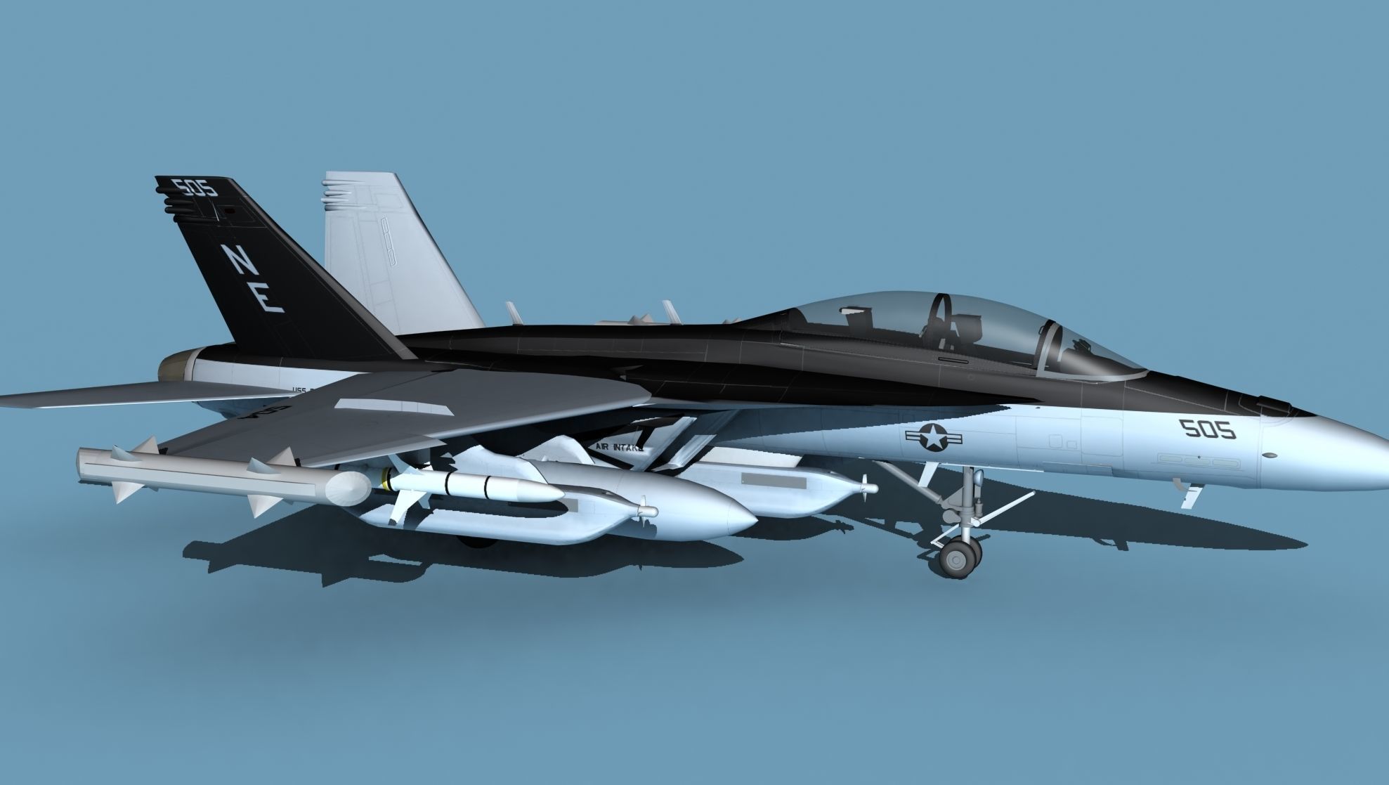Boeing EA-18G Growler V03 3D model_3